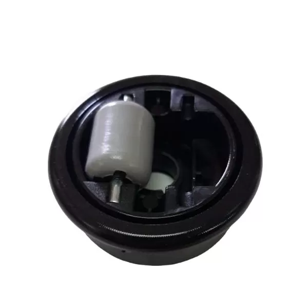  RUOTA DA INCASSO IN PLASTICA 35 MM PIROETTANTE ALTEZZA 17,5 MM NERA Art.E0596 70