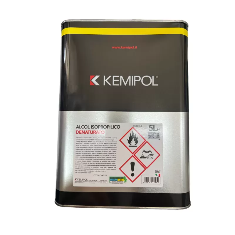 Kemipol ALCOL ISOPROPILICO DENATURATO 5 L - Art. DIPA0005