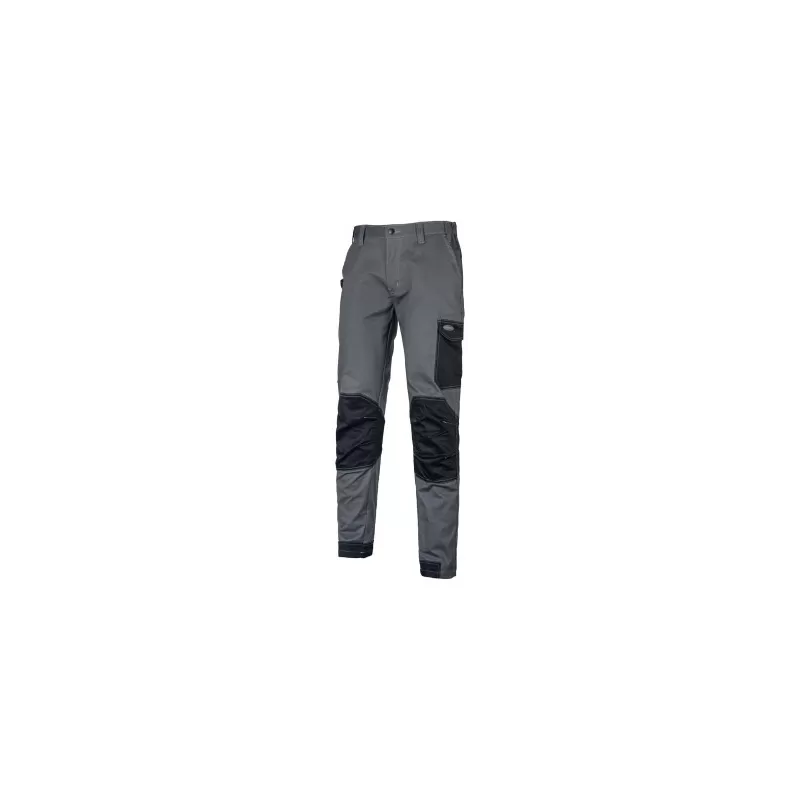 LOGICA PANTALONE DA LAVORO POLYCOTONE STRECTH GRIGIO/NERO RINFORZATO TAGLIA L - Art. CONDOR/2-L