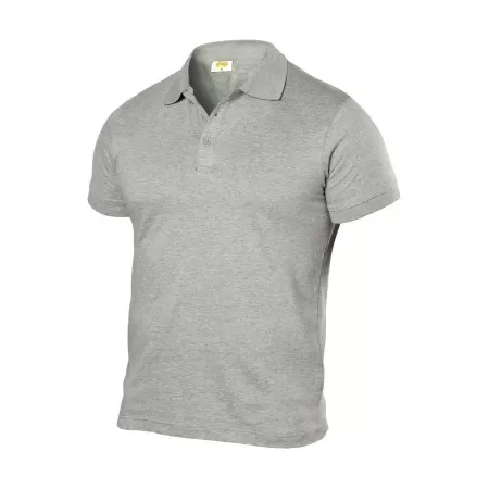 Logica Professional POLO JERSAY 100% COTONE COLORE GRIGIO MELAN TAGLIA XL - Art. WELTA7-XL