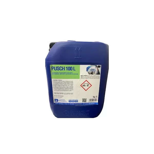 DETERGENTE SGRASSANTE PER PARTI MECCANICHE, MOTORI E SUPERFICI DI OFFICINE RARO PUSCH 100L 5 KG - Art. RARO/PUSCH 100 L