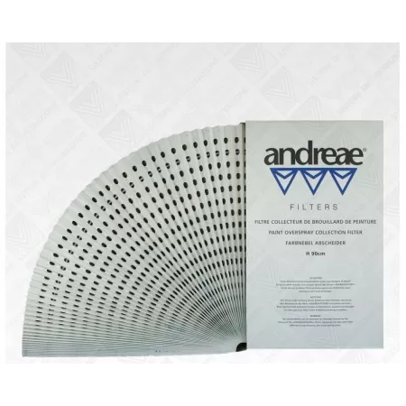 FILTRO INERZIALE PER CABINE IN CARTONE PIEGHETTATO H 90 CM ANDREAE