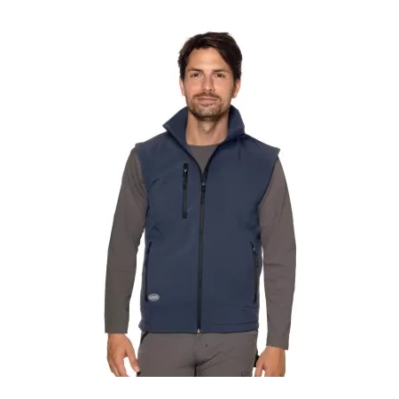 Logica Professional GILET SOFTSHELL SURF COLORE BLU TAGLIA 4XL - Art. SURF/1-4XL