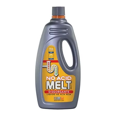 DISGORGANTE LIQUIDO CONCENTRATO MELT NO ACID 1 L Art.337252
MELT NO ACID 
Disgorgante liquido concentrato ad alta resa ml.100