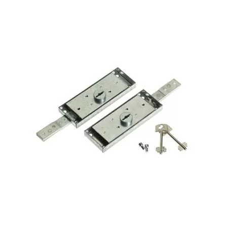 SERRATURA SERRANDA APPLICARE 2235 SECUREMME DM LATERALE DX+SX C.PIEGATO CF=PZ 2 - Art. 8220064