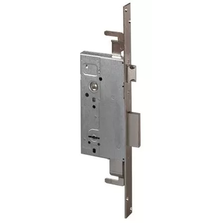 SERRATURA AD INFILARE DOPPIA MAPPA 57215 CISA 2 MANDATE ENTRATA 60 MM FRONTALINO 25 MM INTERASSE 85 MM CON CATENACCIO E SCROCCO