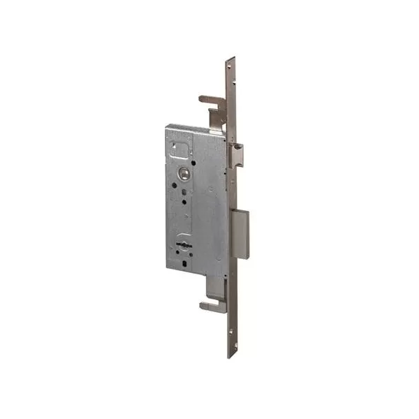 SERRATURA AD INFILARE DOPPIA MAPPA 57215 CISA 2 MANDATE ENTRATA 60 MM FRONTALINO 25 MM INTERASSE 85 MM CON CATENACCIO E SCROCCO