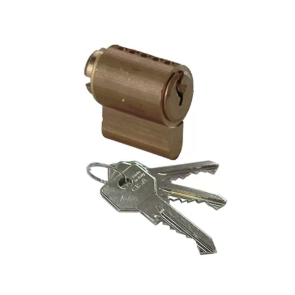 CISA 02649100 CILINDRO PER MANIGLIA 0707718/0707728 OTTONE SATINATO