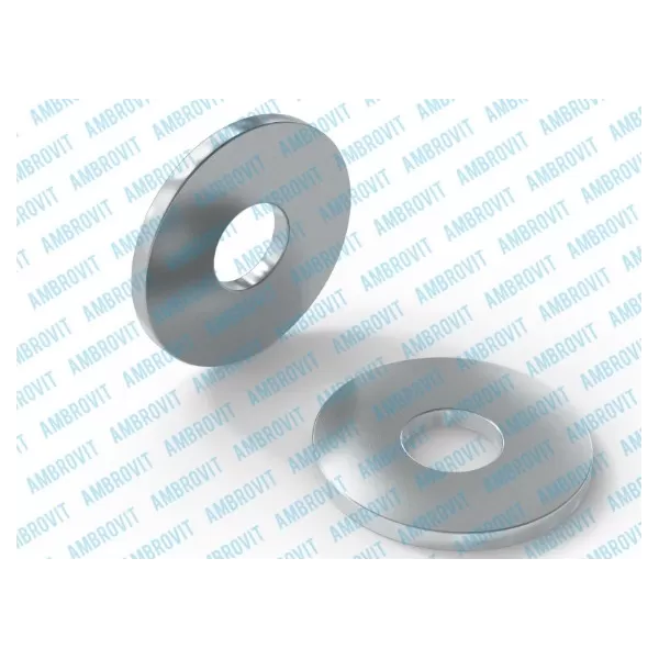 Ambrovit RONDELLA PIANA FASCIA LARGA 3 VOLTE DIAMETRO M 12X37 PZ 200* - Art. 90210 M12X37 TG51