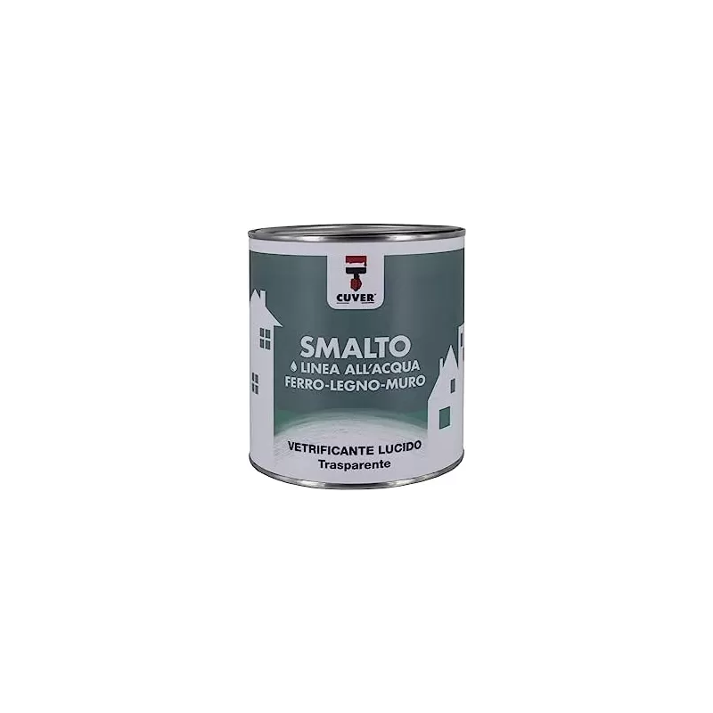 SMALTO VETRIFICANTE CUVER TRASPARENTE LUCIDO 0,75 L - Art. 14088