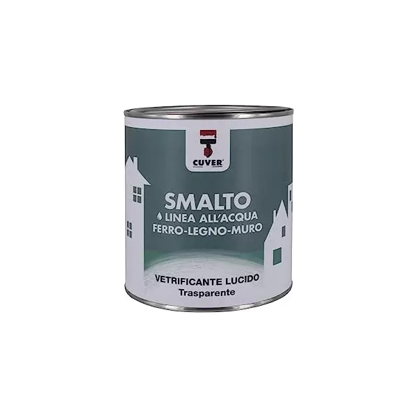 SMALTO VETRIFICANTE CUVER TRASPARENTE LUCIDO 0,75 L - Art. 14088