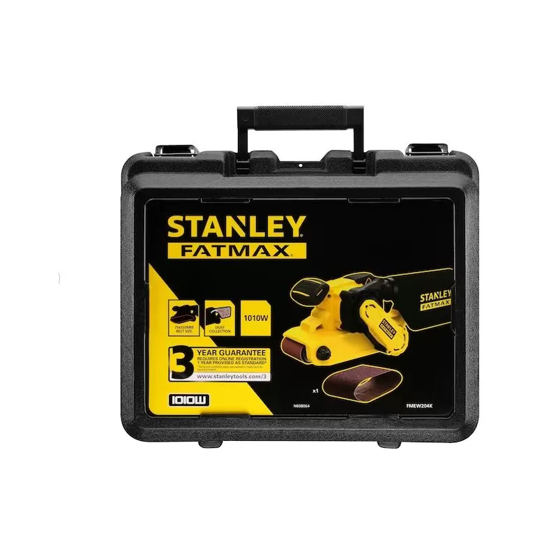 Stanley LEVIGATRICE A NASTRO 1010W Art.FMEW204K-QS
FMEW204K-QS STANLEY FATMAX 1010W Belt Sander