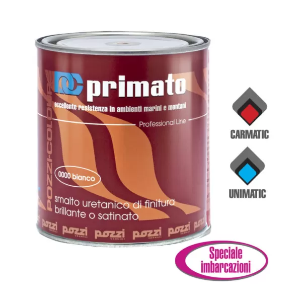Pozzi Colours SMALTO PRIMATO SINTETICO LUCIDO A SOLVENTE COLORE 0300 NERO BRILLANTE LT 2,5 - Art. 11005.0300 LT2,5