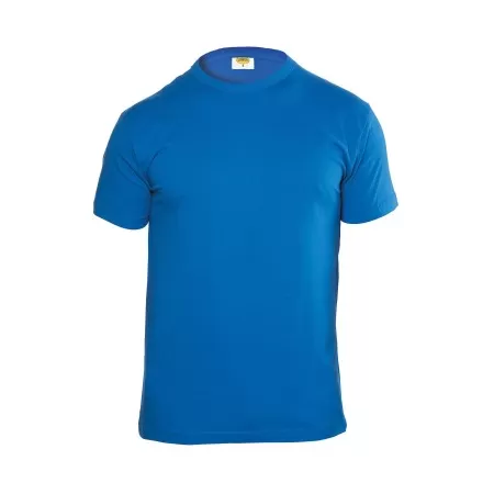 maglietta da lavoro maniche corte cotone 100% logica blu royal umipas