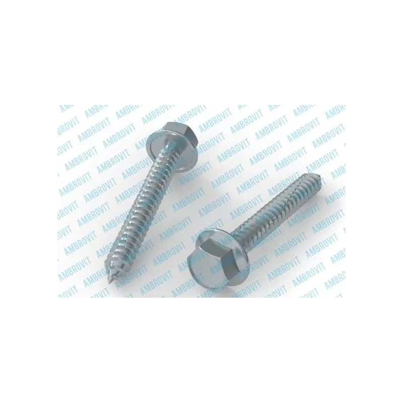 Ambrovit VITI AUTOFILETTANTI ZINCATE FLANGIA BOMBATA AUTOMASCHIANTE 6,3X35 MM PZ 200* - Art. 79770 6,3X35 TG51