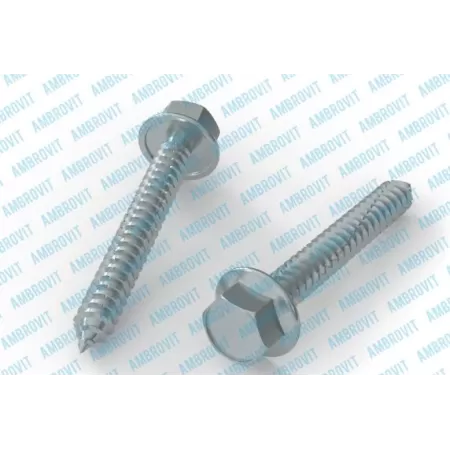 Ambrovit VITI AUTOFILETTANTI ZINCATE FLANGIA BOMBATA AUTOMASCHIANTE 6,3X80 MM PZ 100* - Art. 79770 6,3X80/60 TG51