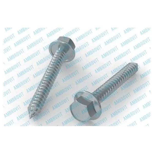 Ambrovit VITI AUTOFILETTANTI ZINCATE FLANGIA BOMBATA AUTOMASCHIANTE 6,3X80 MM PZ 100* - Art. 79770 6,3X80/60 TG51