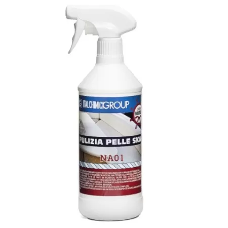 Italchimici Group SGRASSATORE DETERGENTE IGIENIZZANTE BARCA PER LA PULIZIA PELLE SKAI 750 ML - Art. 64513
