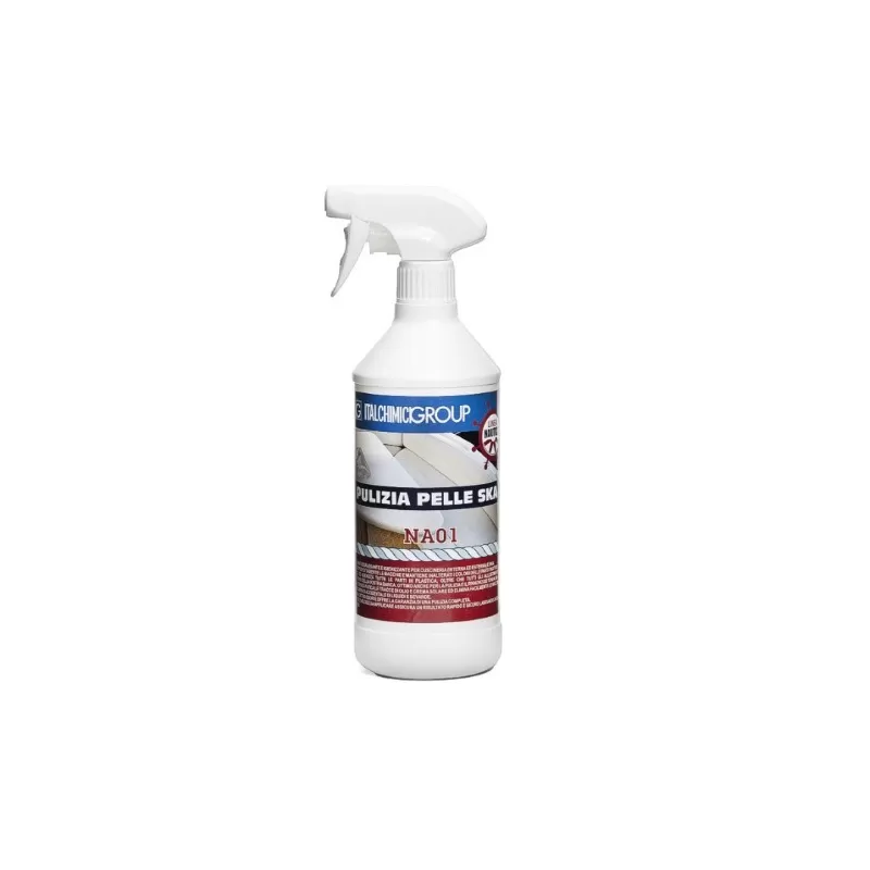 Italchimici Group SGRASSATORE DETERGENTE IGIENIZZANTE BARCA PER LA PULIZIA PELLE SKAI 750 ML - Art. 64513