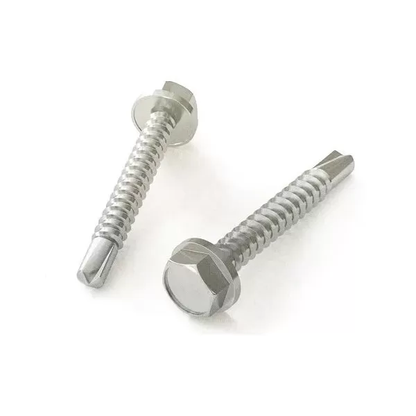 Ambrovit VITI AUTOPERFORANTI TESTA ESAGONALE FINTA RONDELLA PIANA 100 PZ* - Art. 81170 6,3X180/70 TG51