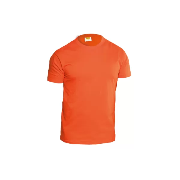 maglietta da lavoro maniche corte cotone 100% logica arancio umipas