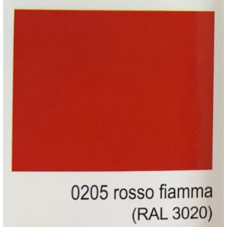 Pozzi Colours SMALTO PRIMATO SINTETICO LUCIDO A SOLVENTE COLORE 0205 ROSSO FIAMMA 750 ML - Art. 11005.0205 2