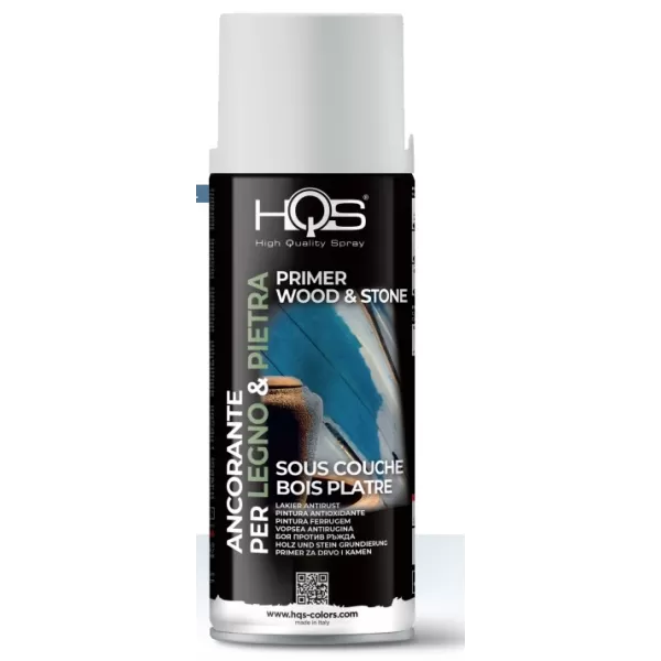 ANCORANTE PER LEGNO E PIETRA
Hqs BOMBOLETTA VERNICE SPRAY ANCORANTE PER LEGNO E PIETRA 400 ML Art.400HQSWSPRIMER
