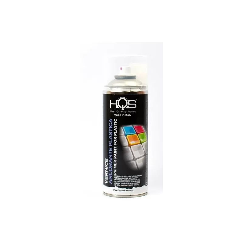 Hqs BOMBOLETTA VERNICE SPRAY ANCORANTE PER PLASTICA 400 ML Art.400HQSPVCPRIMER
ANCORANTE PER PLASTICA PRIMER FOR PLASTIC