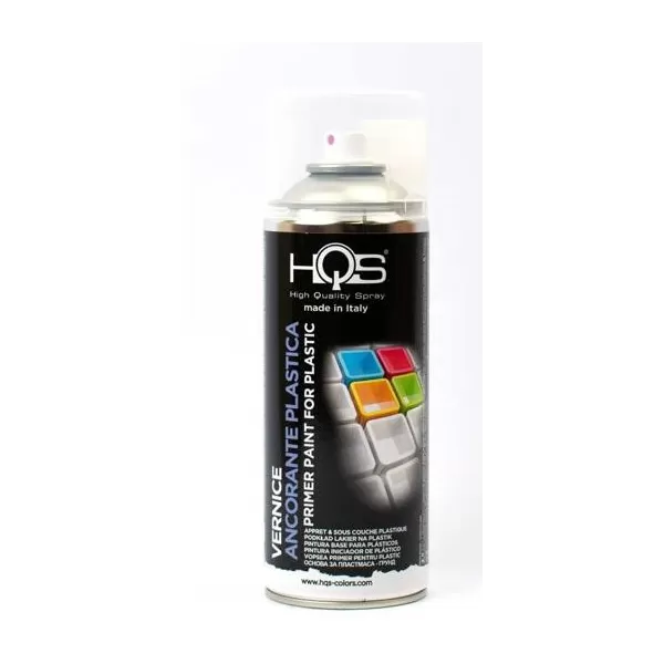 Hqs BOMBOLETTA VERNICE SPRAY ANCORANTE PER PLASTICA 400 ML Art.400HQSPVCPRIMER
ANCORANTE PER PLASTICA PRIMER FOR PLASTIC