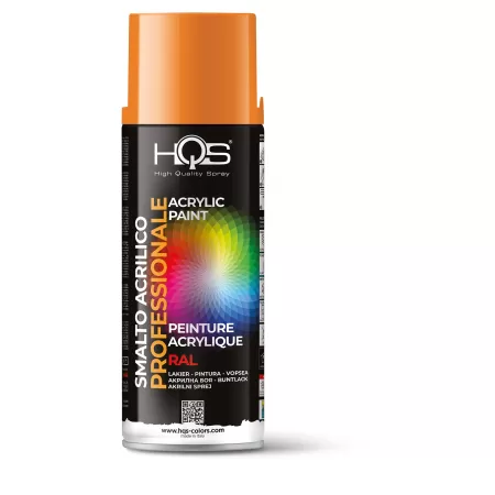 Hqs BOMBOLETTA VERNICE SPRAY ACRILICA RAL 2003 ARANCIO PASTELLO LUCIDO 400 ML Art.400HQS2003
 Vernice bomboletta spray ral 2003