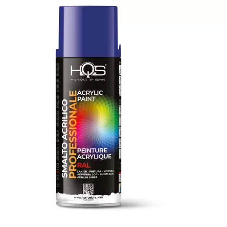 Hqs BOMBOLETTA VERNICE SPRAY ACRILICA RAL 5002 BLU OLTREMARE 400 ML - Art. 400HQS5002
Vernice bomboletta spray ral 5002 colore 