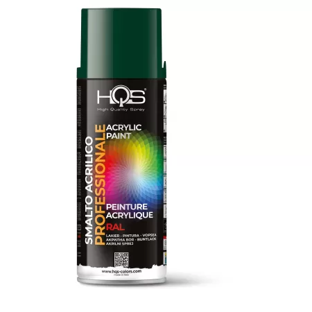Hqs BOMBOLETTA VERNICE SPRAY ACRILICA RAL 6005 VERDE MUSCHIO LUCIDO 400 ML Art.400HQS6005
Vernice bomboletta spray ral 6005 ver