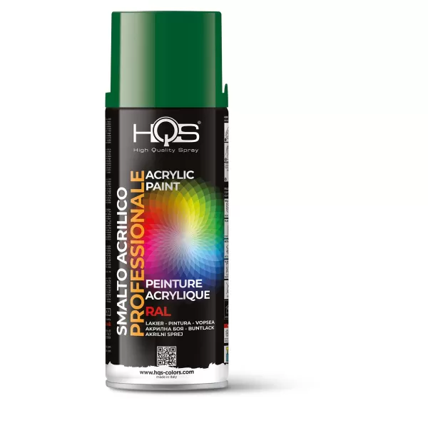 Hqs BOMBOLETTA VERNICE SPRAY ACRILICA RAL 6002 VERDE PRIMAVERA 400 ML Art.400HQS6002
Vernice bomboletta spray ral 6002 verde pr