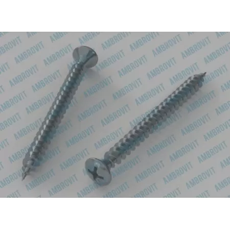 Ambrovit VITI TRUCIOLARI TESTA GOCCIA DI SEGO 3,5X18 MM PZ1 ZINCATE 1000 PZ - Art. 05072 3,5X18 TG51