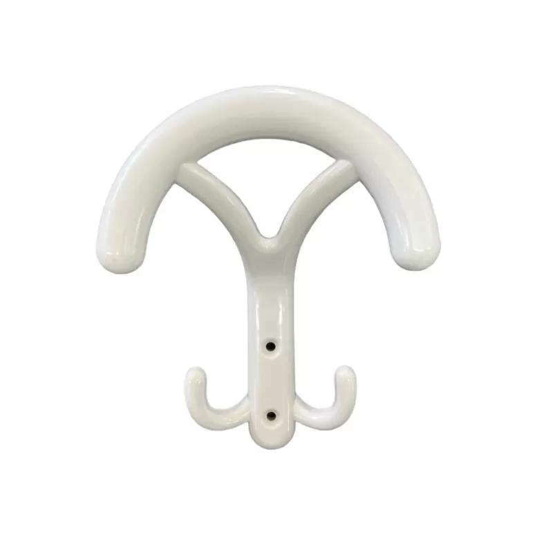 Appendiabiti da parete in plastica bianco 139x116 mm umipas
