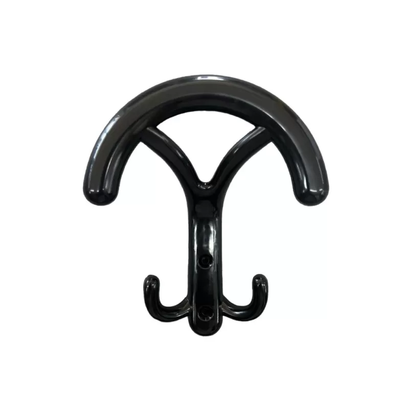 Appendiabiti da parete VI.TEL. plastica nero 139x116 mm umipas