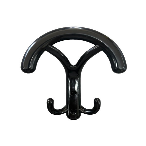 Appendiabiti da parete VI.TEL. plastica nero 139x116 mm umipas