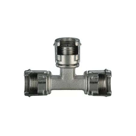  ANI ART.12/B RACCORDO DI GIUNZIONE A T" CON 3 DADI FRESATI ATTACCO 1/4" - Art. 14625