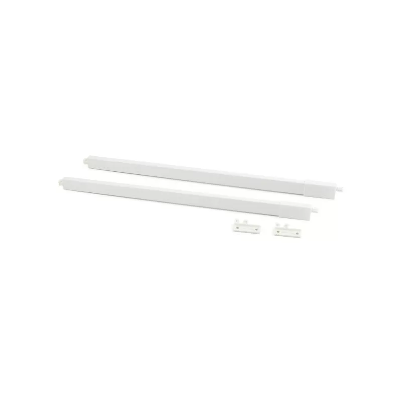 Emuca KIT ASTINE PER CASSETTI, PROF. 450 MM, ACCIAIO, BIANCO* - Art. 3110412