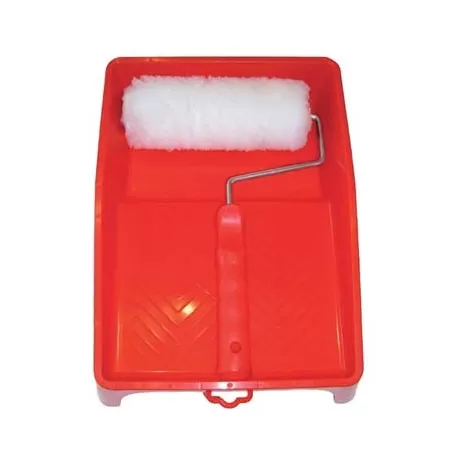  RULLO + BACINELLA IN KIT CINGHIALEIN PLASTICA CON RULLO IN POLIESTERE DA 20 CM - Art. 4430901