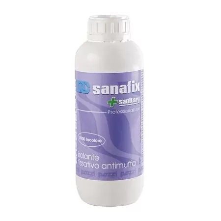 Pozzi Colours SANAFIX PRIMER ISOLANTE FISSATIVO ANTIMUFFA ALL' ACQUA 1 L - Art. 12537.0100