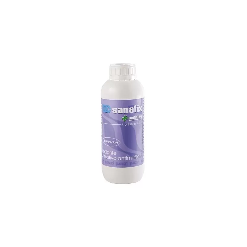 Pozzi Colours SANAFIX PRIMER ISOLANTE FISSATIVO ANTIMUFFA ALL' ACQUA 1 L - Art. 12537.0100