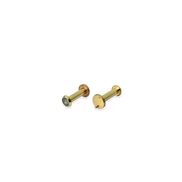 Comit SPIONCINO PER PORTA BLINDATA 50/80 MM COLORE OTTONE LUCIDO - Art. SP1-1C