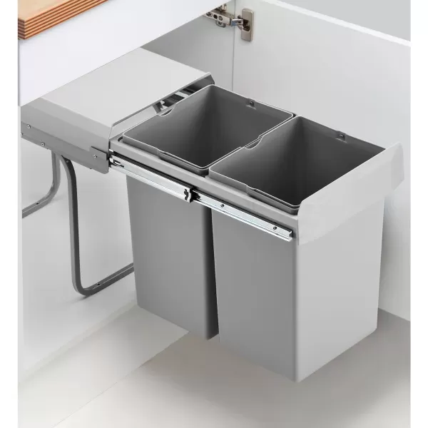  PATTUMIERA AD INCASSO WESCO DOUBLE-BOY DELUXE, 260 X 400 X 450 MM CONTENITORI 2X15 LITRI - Art. 103371639