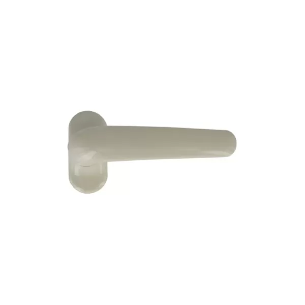  COPPIA MANIGLIA PER INFISSI ALLUMINIO BIANCO PERLA RAL1013 - Art. 92324