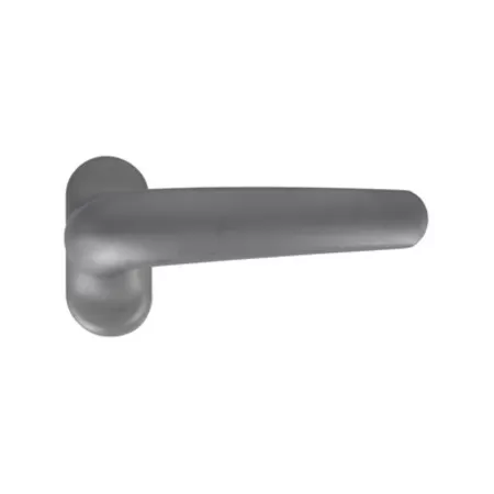  COPPIA MANIGLIA PER INFISSI ALLUMINIO SILVER - Art. 92323