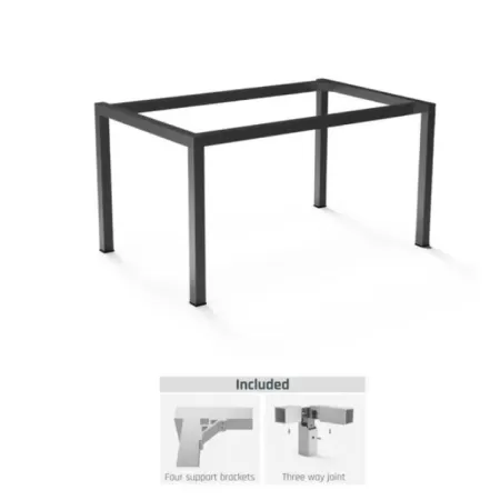 Ram Industrie STRUTTURA PER TAVOLI 90X140 CM COLORE NERO - Art. TS501400N