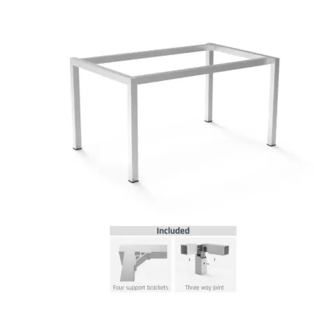 Ram Industrie STRUTTURA PER TAVOLI 90X140 CM COLORE ALLUMINIO - Art. TS501400A