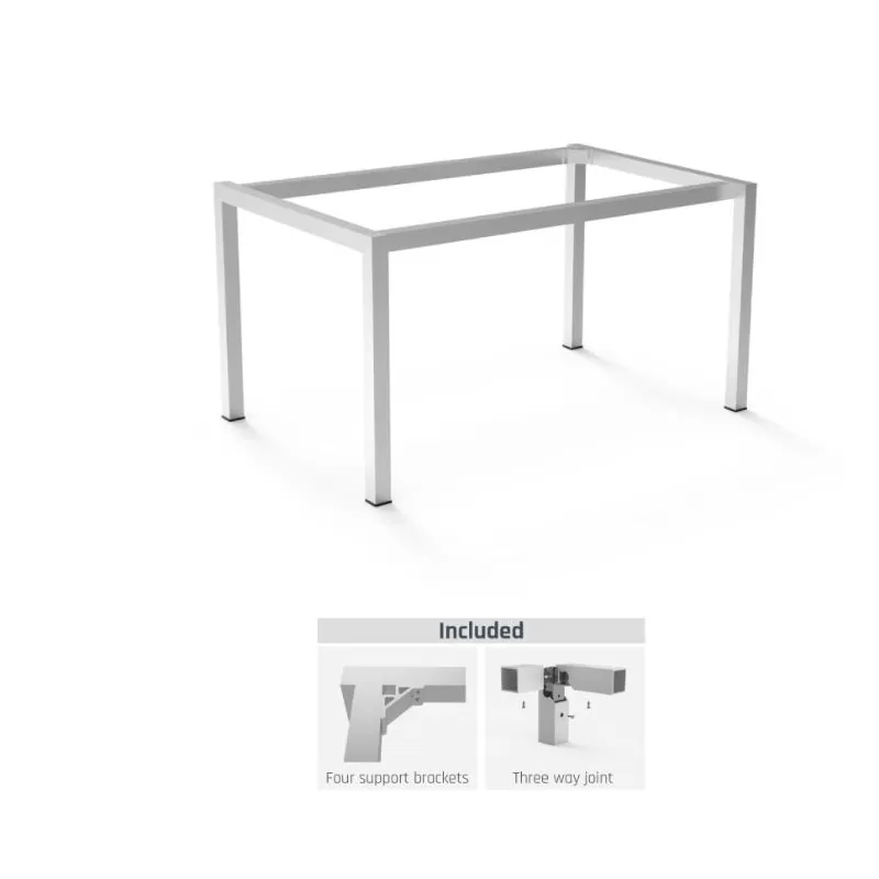 Ram Industrie STRUTTURA PER TAVOLI 90X140 CM COLORE ALLUMINIO - Art. TS501400A