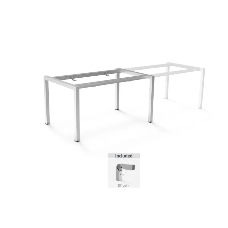 Ram Industrie STRUTTURA PER TAVOLI 90X140 CM ALLUNGABILE 240 CM COLORE ALLUMINIO Art.TG50900A